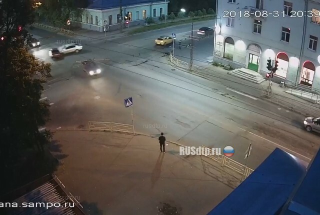 В Петрозаводске в ДТП погиб пенсионер. ВИДЕО 