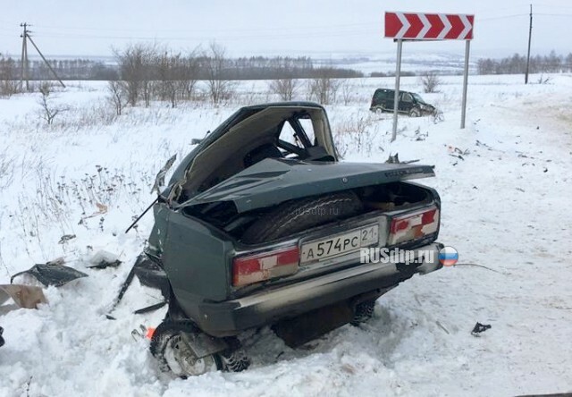 Водитель «Жигулей» погиб в ДТП в Чувашии 