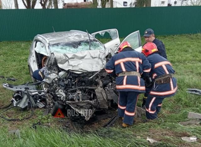 Момент ДТП с автобусом в Ивано-Франковской области 