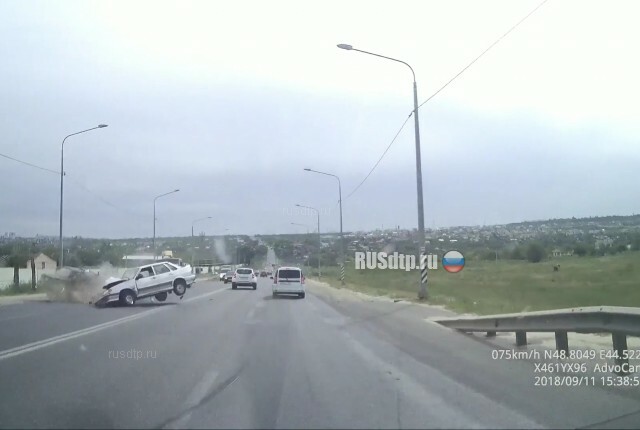 ДТП на 3-й Продольной в Волгограде попало на видео