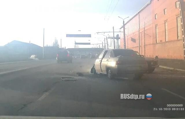 Вынесло на встречку 