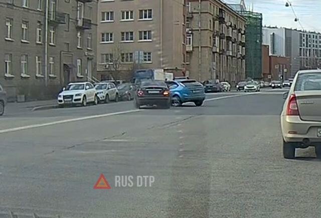 ДТП на улице Бабушкина в Санкт-Петербурге