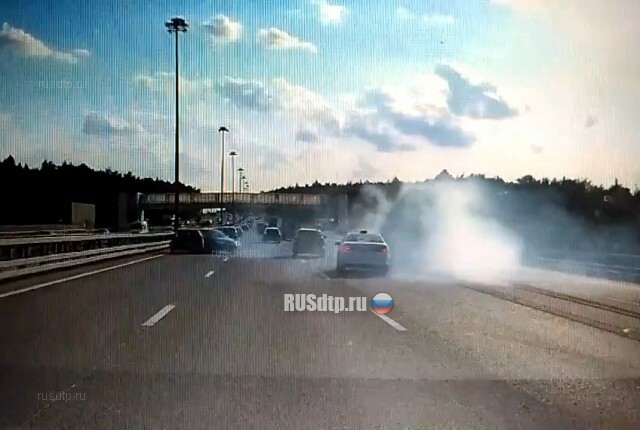 Массовая авария на Киевском шоссе