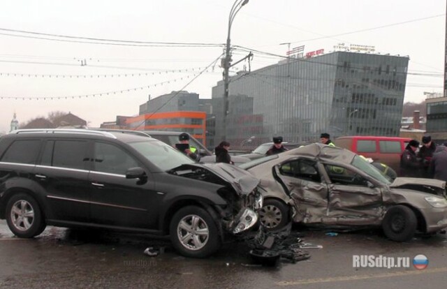 Смертельное ДТП на Садовом кольце в Москве 