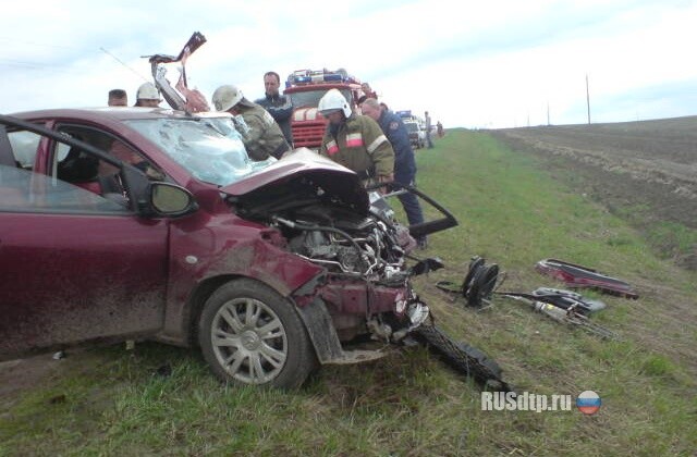 В Рязанской области столкнулись Мазда и Газель 