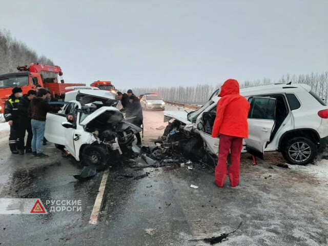 Четыре человека погибли в ДТП на трассе Казань — Оренбург 
