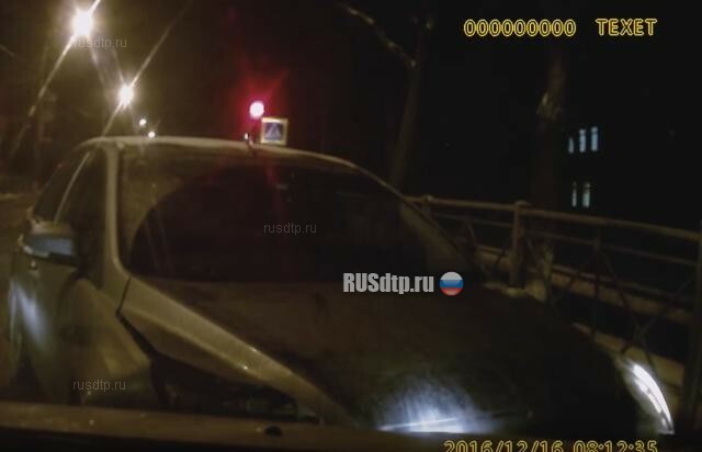 ДТП с участием трёх машин в Пушкине