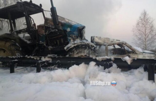 Погиб в огне 