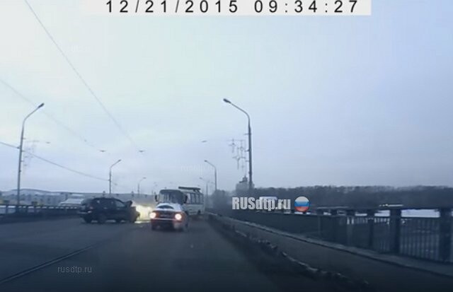 Авария с автобусом в Новокузнецке