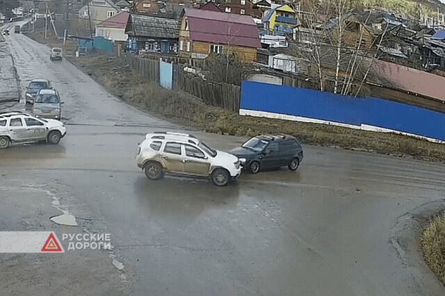 ДТП на одном из перекрестков в Усть-Куте