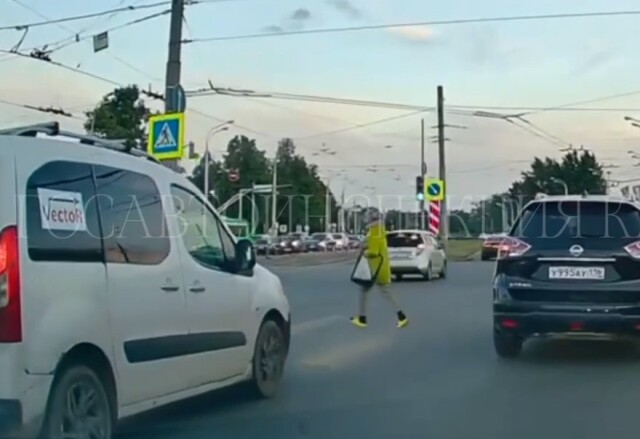 «Перебегала дорогу на красный»: УАЗ сбил пожилую женщину на пешеходном переходе в Казани