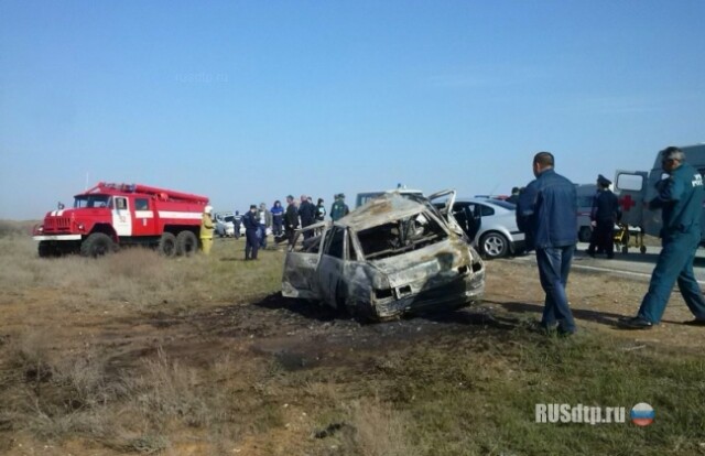 Под Астраханью погибли три человека 