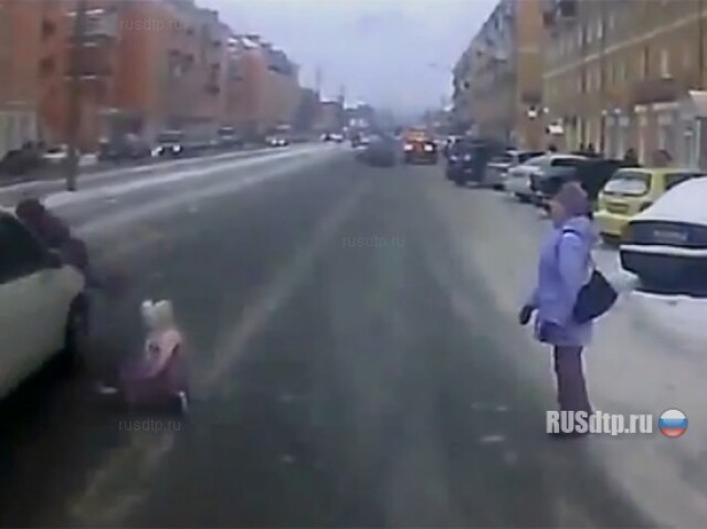 Водитель и пешеходы 