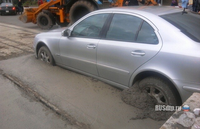 Объехала пробку 