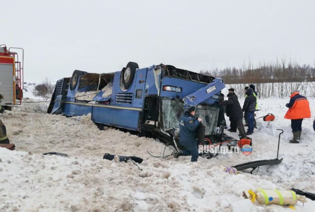 7 человек погибли в ДТП с участием автобуса в Калужской области 