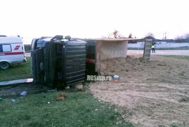 Водитель грузовика погиб в ДТП на автодороге Крымск — Джигинка 
