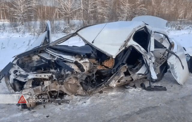 Момент массовой аварии в Нижегородской области 