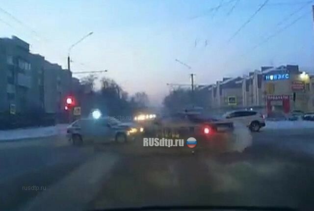 ДТП с полицией в Рубцовске