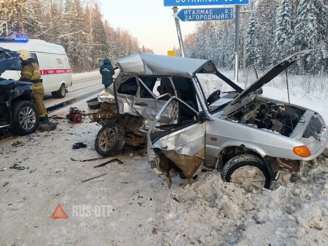 Водитель и пассажирка «Лады» погибли в ДТП в Удмуртии 