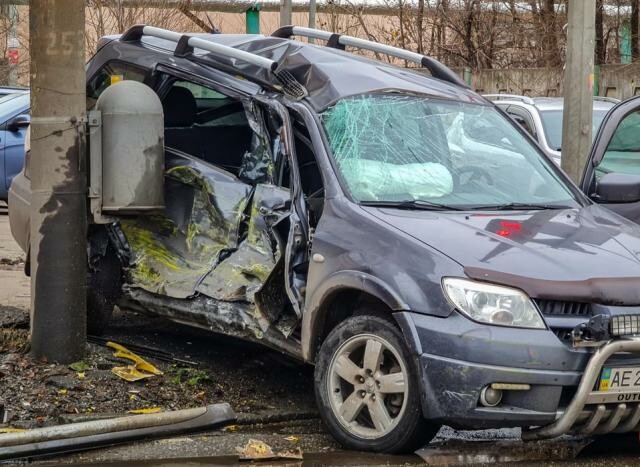 ДТП в Днепре на Мануйловском проспекте 