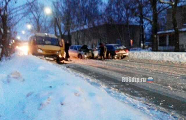 Водитель «десятки» погиб в ДТП с участием «маршрутки» в Ульяновске 