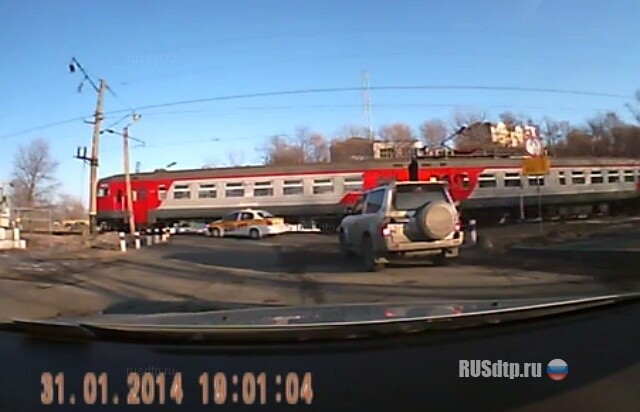 Авария на переезде 