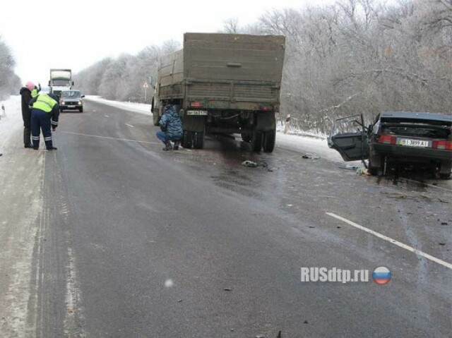 Авария на въезде в Воронеж 