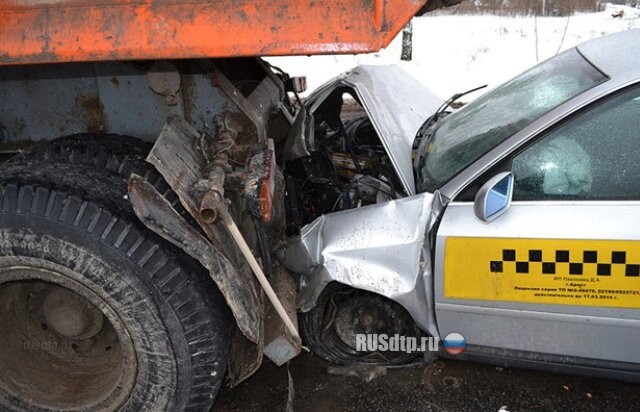 Въехал в МАЗ 