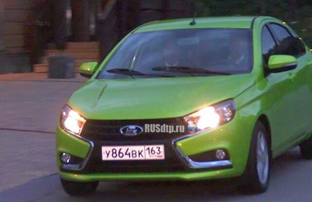 Путин прокатился на «Lada Vesta» по сочинскому серпантину 