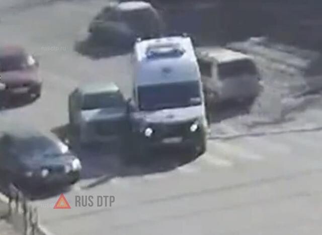 ДТП с участием скорой в Абакане