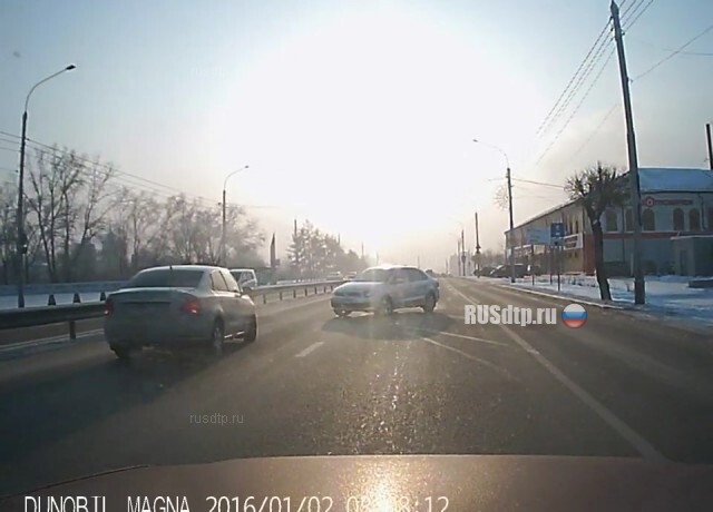 Столкновение в Красноярске 