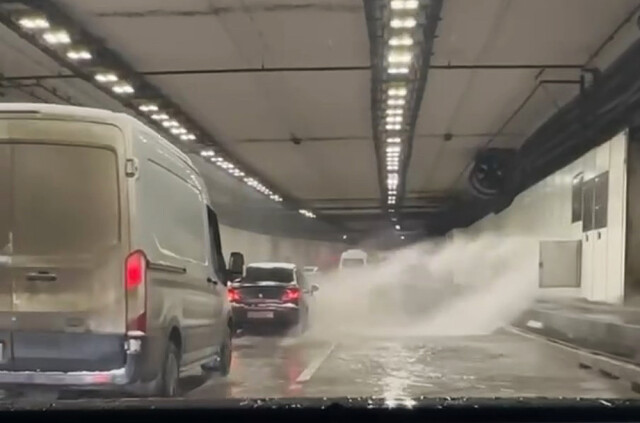 Бесплатная автомойка открылась в тоннеле на Волоколамском шоссе 