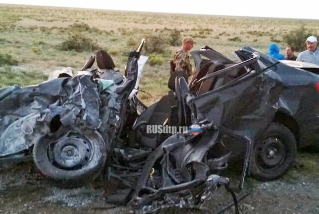 Четыре человека погибли в автомобиле «Лада Веста» в результате ДТП в Дагестане 