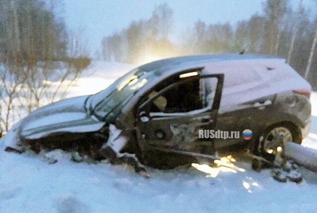 Водитель и пассажирка «Ларгуса» погибли в ДТП в Челябинской области 