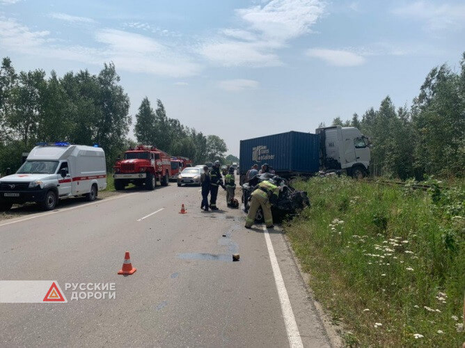 Четыре человека разбились под встречной фурой в Хабаровском крае