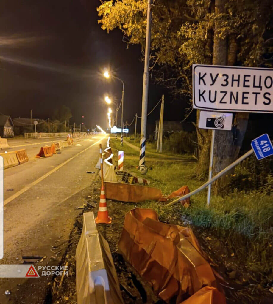 Водитель и пассажир Audi разбились на трассе М-10 в Новгородской области
