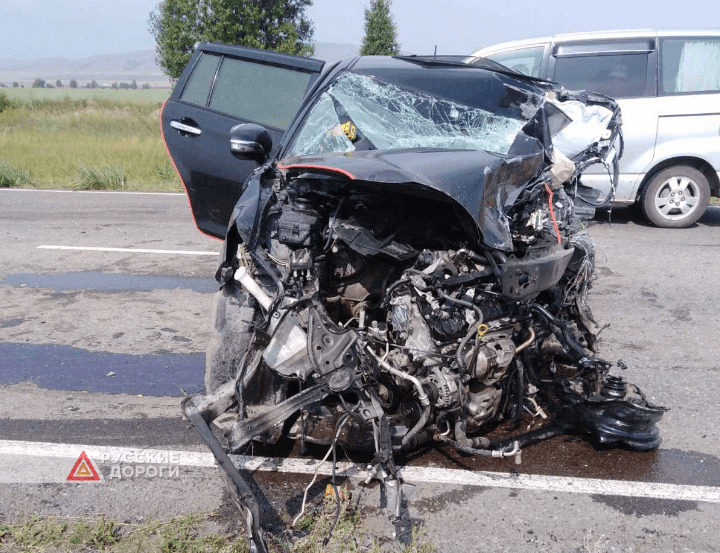 Водитель &#171;Фольксвагена&#187; скончался на месте ДТП в Хакасии