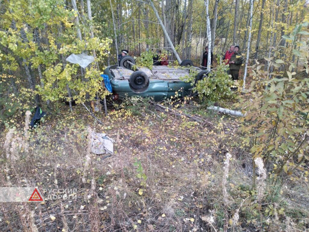 Начинающий водитель опрокинул Chevrolet Lanos под Первоуральском