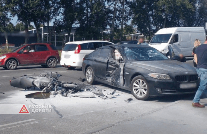 37-летний мотоциклист разбился в ДТП в Калининграде