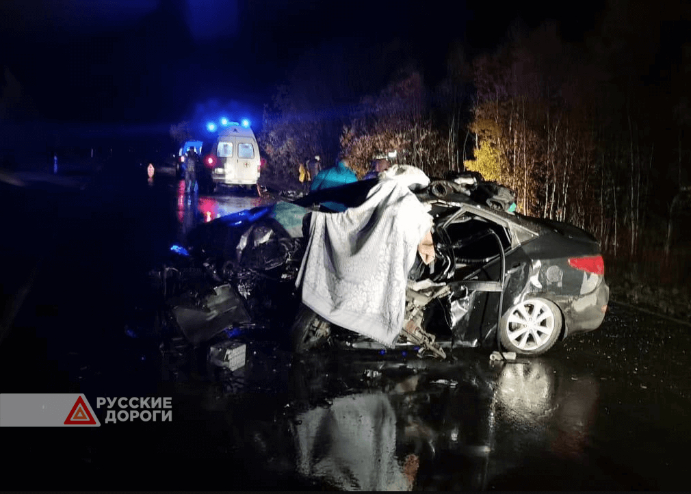 Водитель и пассажир &#171;Соляриса&#187; погибли в ДТП на трассе Сургут &#8212; Салехард