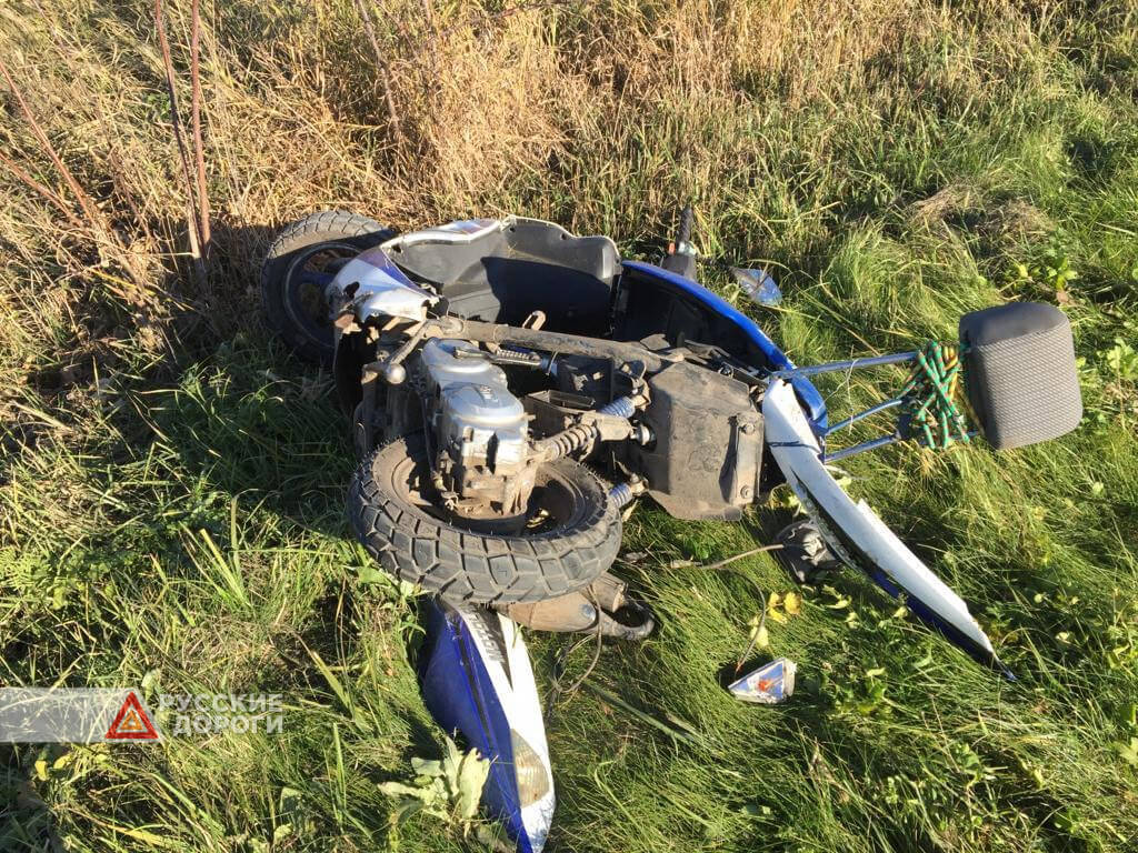 Пожилая пассажирка мопеда погибла в ДТП в Рязанской области