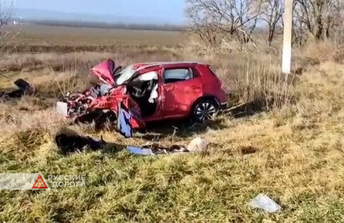Водитель и пассажир Chery разбились в ДТП на Ставрополье