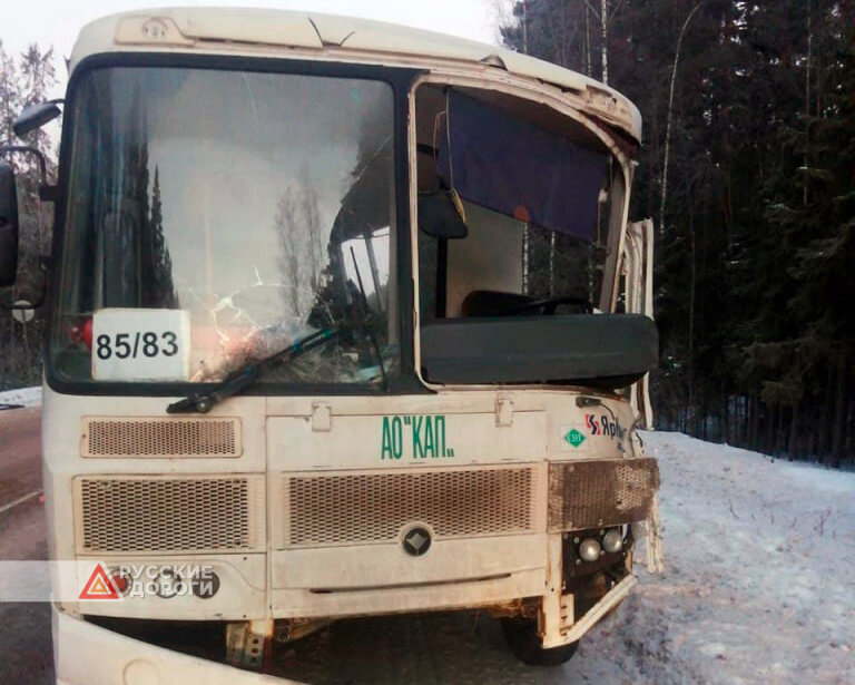 Женщина погибла в ДТП с автобусом в Ленобласти