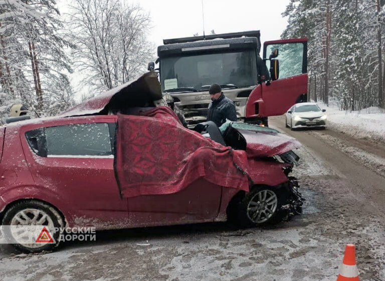 Автоледи погибла в ДТП в Ленобласти