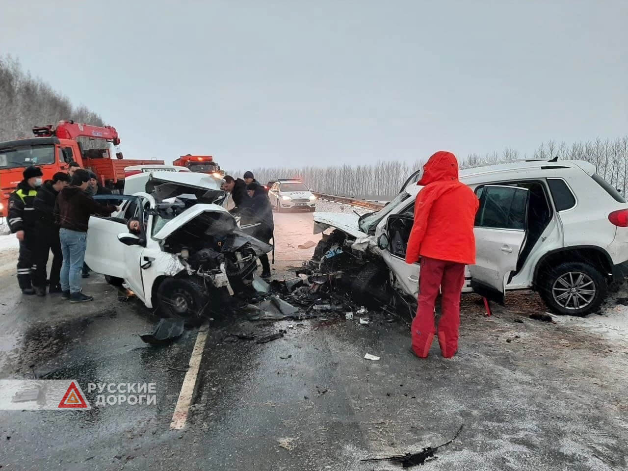 Четыре человека погибли в ДТП на трассе Казань - Оренбург