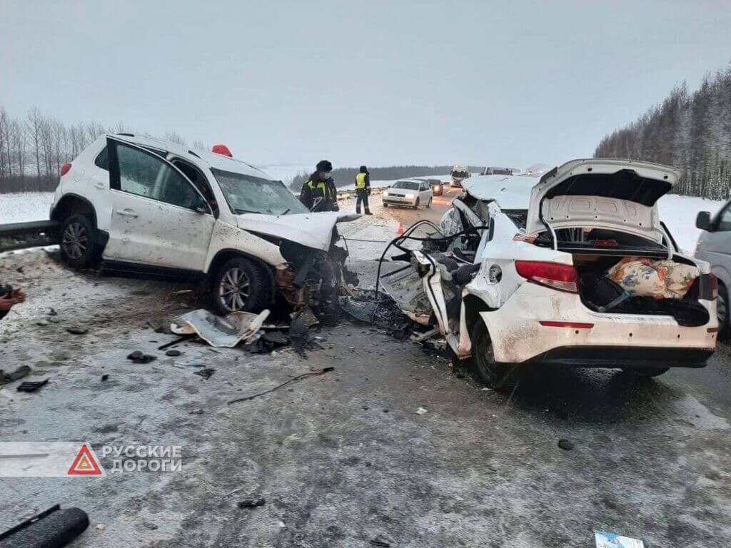 Четыре человека погибли в ДТП на трассе Казань &#8212; Оренбург