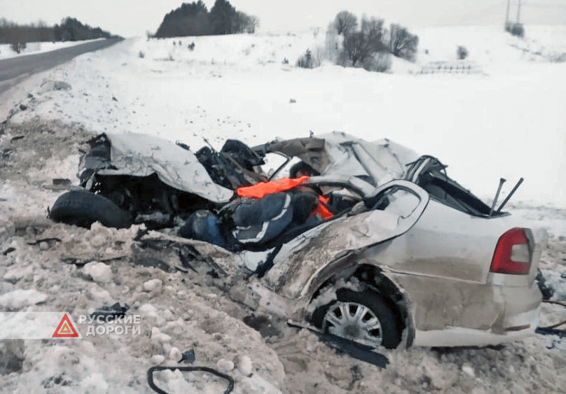 Грузовик врезался в машину с семьей в Нижегородской области