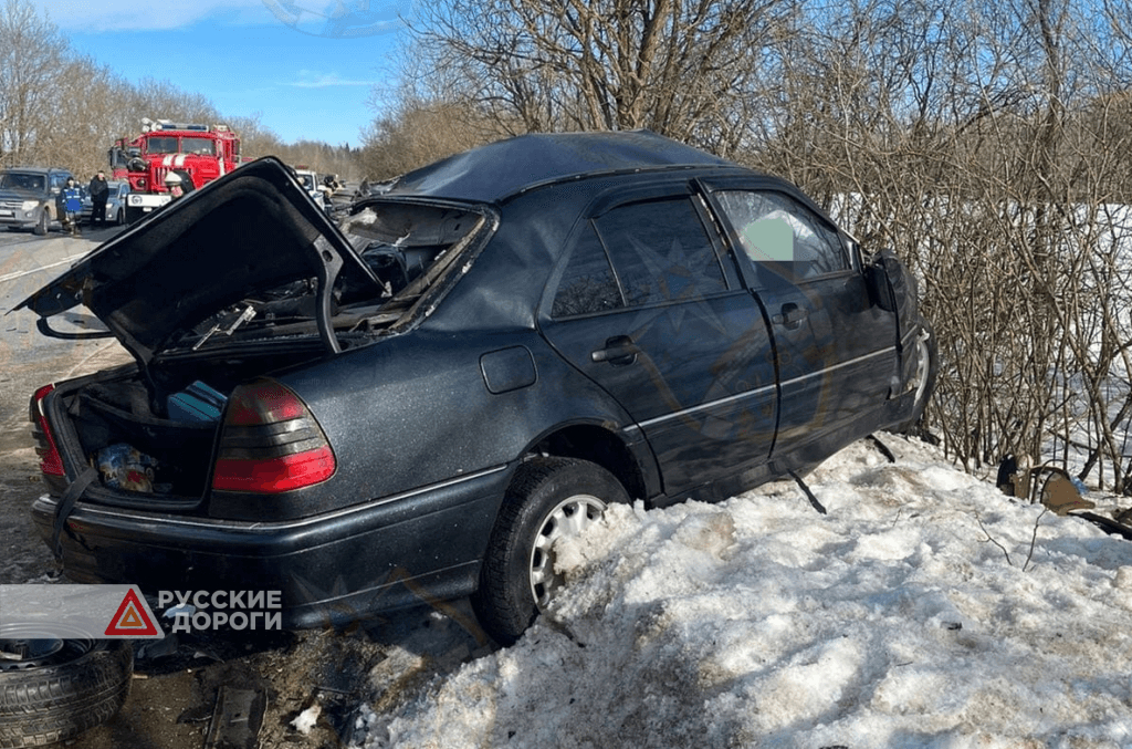 Трое разбились в ДТП в Ленинградской области
