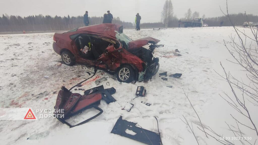 Водитель и пассажирка &#171;Фольксвагена&#187; погибли на трассе М-9 «Балтия»