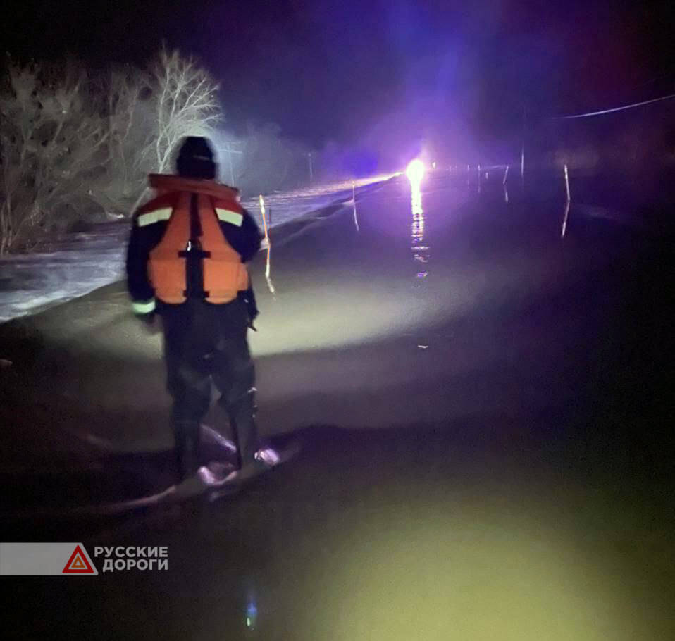 В Оренбургской области машина с детьми утонула в канаве